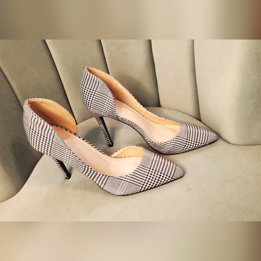 Cathrine Malandrino Plaid Heels